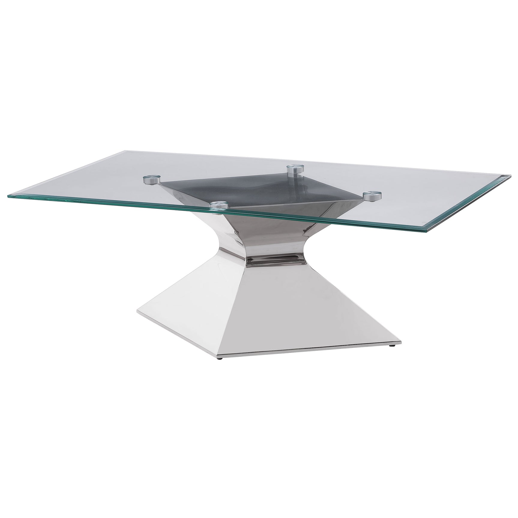 Jenny Polished Chrome Coffee Table - Ornate Home