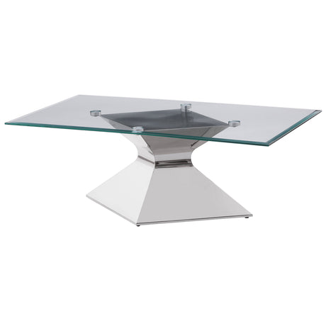Jenny Polished Chrome Coffee Table - Ornate Home