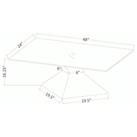 Jenny Polished Chrome Coffee Table - Ornate Home