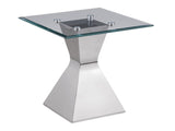 Jenny Polished Chrome End Table - Ornate Home