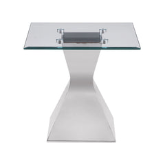 Jenny Polished Chrome End Table - Ornate Home