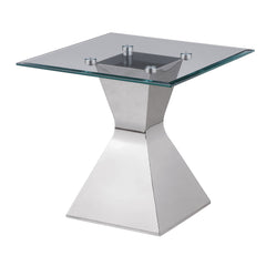 Jenny Polished Chrome End Table - Ornate Home