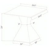 Jenny Polished Chrome End Table - Ornate Home