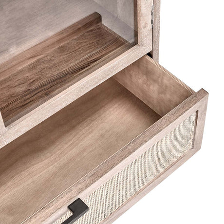 Jensen Brown Tall Cabinet - Ornate Home