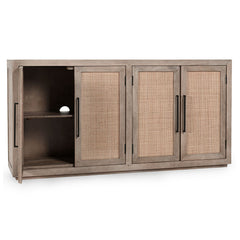 Jensen Taupe Cabinet - Ornate Home