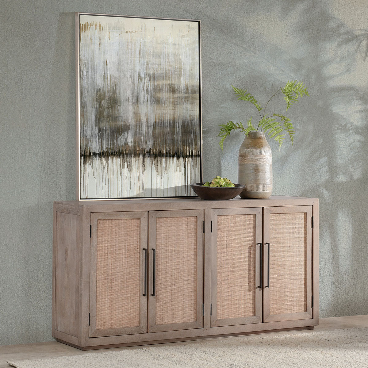 Jensen Taupe Cabinet - Ornate Home