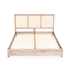 Jensen Taupe Queen Bed - Ornate Home