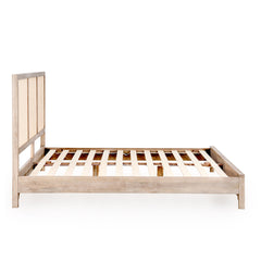 Jensen Taupe Queen Bed - Ornate Home