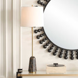 Jenson Black Marble Buffet Lamp - Ornate Home