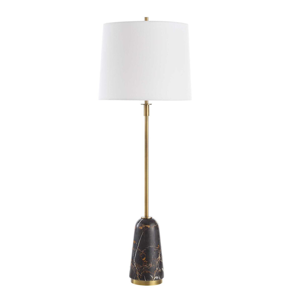 Jenson Black Marble Buffet Lamp - Ornate Home