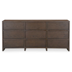 Jenson Brown 9 Drawer Dresser - Ornate Home