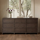 Jenson Brown 9 Drawer Dresser - Ornate Home