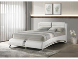 Jeremaine White Queen Bed - Ornate Home