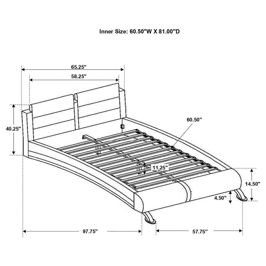 Jeremaine White Queen Bed - Ornate Home