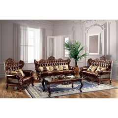 Jericho Brown/Dark Oak Sofa - Ornate Home