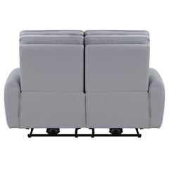 Jeromie Gray Power Motion Loveseat - Ornate Home