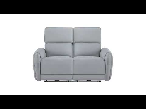 Jeromie Gray Power Motion Loveseat - Ornate Home