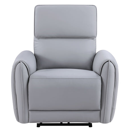 Jeromie Gray Power Motion Recliner - Ornate Home