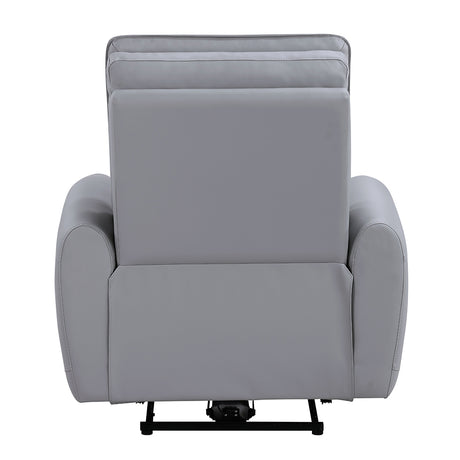 Jeromie Gray Power Motion Recliner - Ornate Home