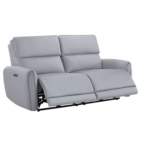 Jeromie Gray Power Motion Sofa - Ornate Home