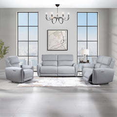 Jeromie Gray Power Motion Sofa - Ornate Home