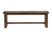 Jerrick Burnished Brown Dining Bench - Ornate Home