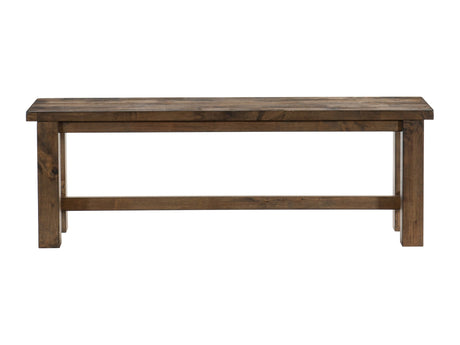 Jerrick Burnished Brown Dining Bench - Ornate Home