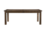 Jerrick Burnished Brown Dining Table - Ornate Home