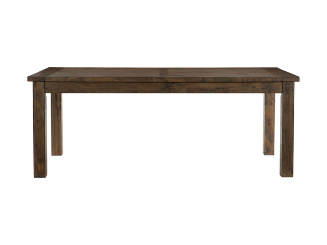 Jerrick Burnished Brown Dining Table - Ornate Home