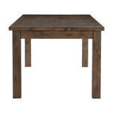 Jerrick Burnished Brown Dining Table - Ornate Home