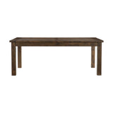 Jerrick Burnished Brown Dining Table - Ornate Home