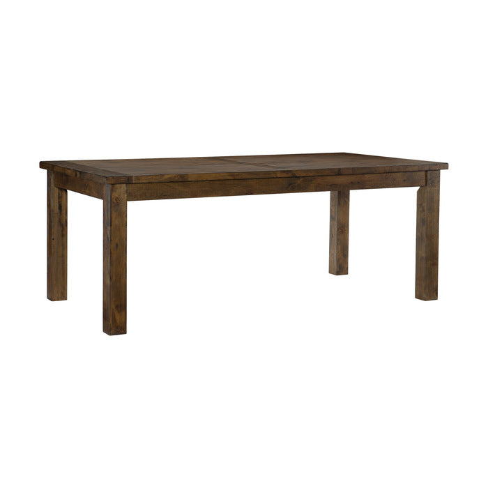 Jerrick Burnished Brown Dining Table - Ornate Home