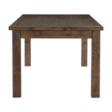 Jerrick Burnished Brown Dining Table - Ornate Home