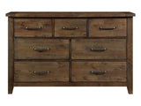 Jerrick Burnished Brown Dresser - Ornate Home