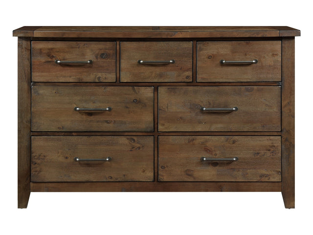 Jerrick Burnished Brown Dresser - Ornate Home