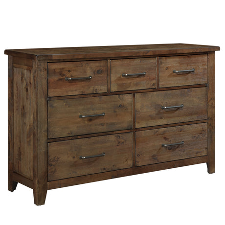 Jerrick Burnished Brown Dresser - Ornate Home