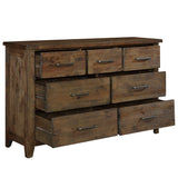 Jerrick Burnished Brown Dresser - Ornate Home