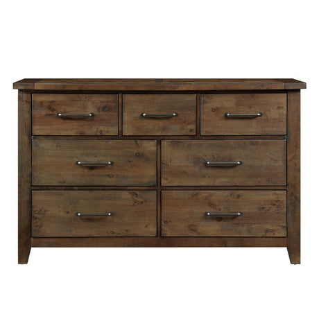 Jerrick Burnished Brown Dresser - Ornate Home
