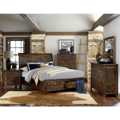 Jerrick Burnished Brown Dresser - Ornate Home