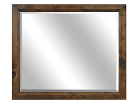 Jerrick Burnished Brown Mirror - Ornate Home