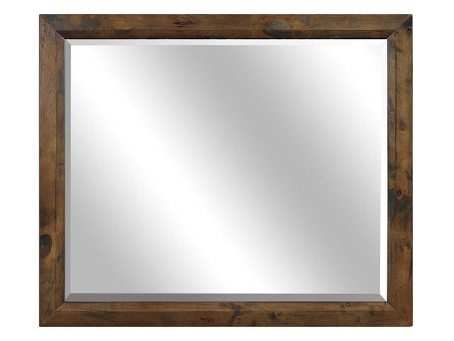 Jerrick Burnished Brown Mirror - Ornate Home