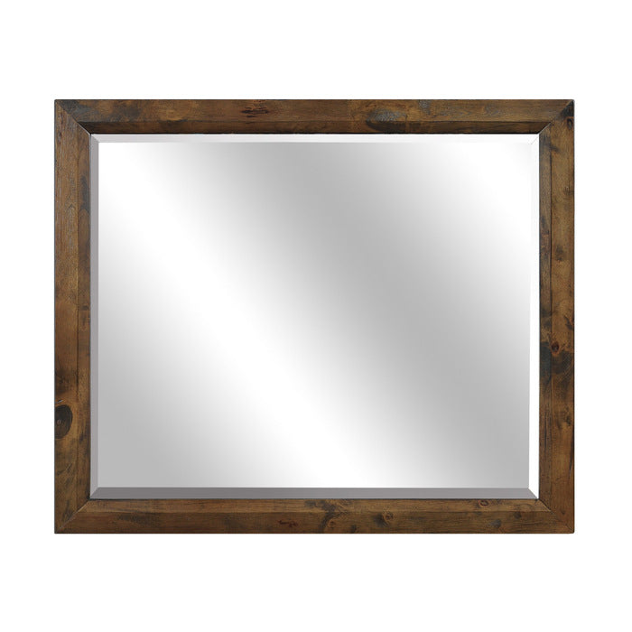 Jerrick Burnished Brown Mirror - Ornate Home