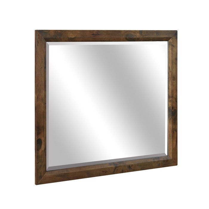 Jerrick Burnished Brown Mirror - Ornate Home