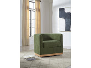 Jersonlow Forest Green Swivel Chair (Online Special Price) - Ornate Home