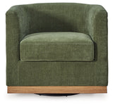 Jersonlow Forest Green Swivel Chair (Online Special Price) - Ornate Home