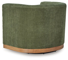 Jersonlow Forest Green Swivel Chair - Ornate Home