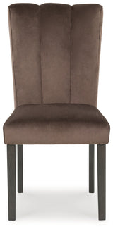 Jeshina Mocha/Dark Brown/Beige Dining Table and 4 Chairs (Online Special Price) - Ornate Home
