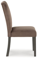 Jeshina Mocha/Dark Brown/Beige Dining Table and 4 Chairs (Online Special Price) - Ornate Home