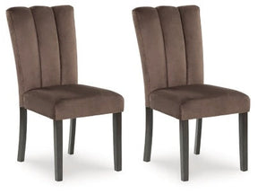 Jeshina Mocha Dining Side Chair (Set of 2) (Online Special Price) - Ornate Home
