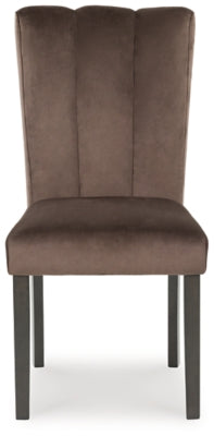 Jeshina Mocha Dining Side Chair (Set of 2) - Ornate Home